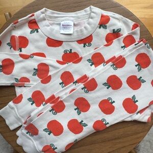 Hanna Andersson Fall Pumpkin Print Kids Pajama Set